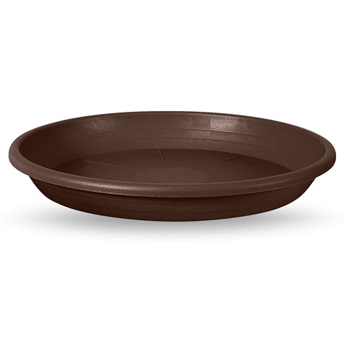 Veca Plastik Yuvarlak Saksı 15Cm Bronz