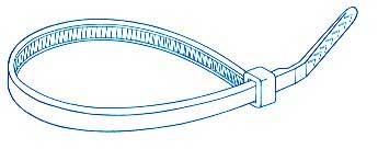 Eltech Kablo Bağı 4.8X368Mm Beyaz