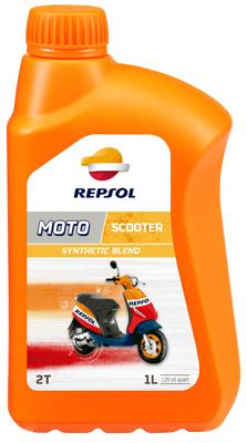 Repsol Moto Scooter 2T-Sentetik Motor Yağı 1Lt