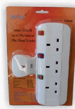 Poka Soket Adaptörü Eut03S
