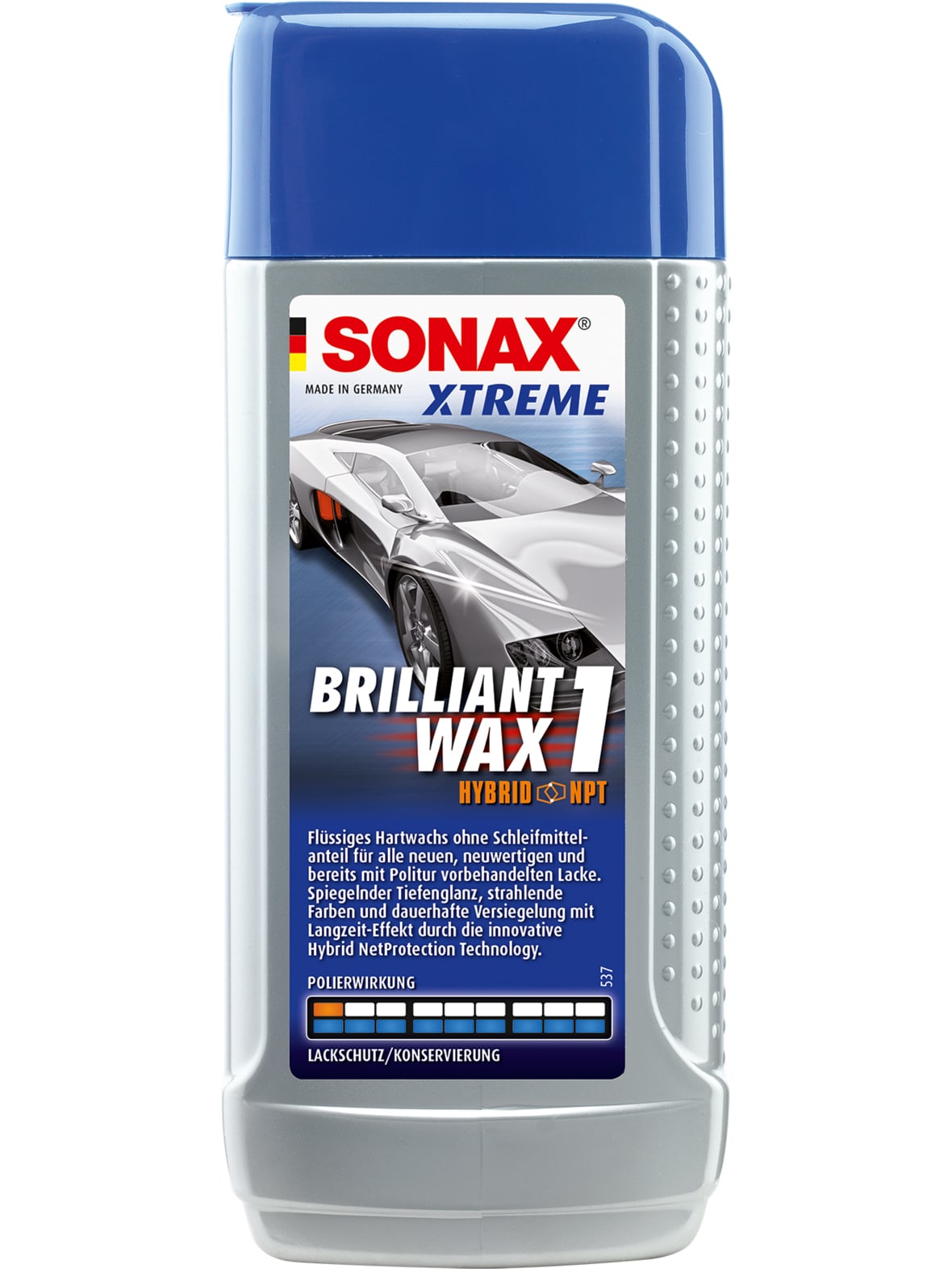 Sonax Xtreme Nano-Lack Liquid Wax Hyprid Npt No:1 250Ml