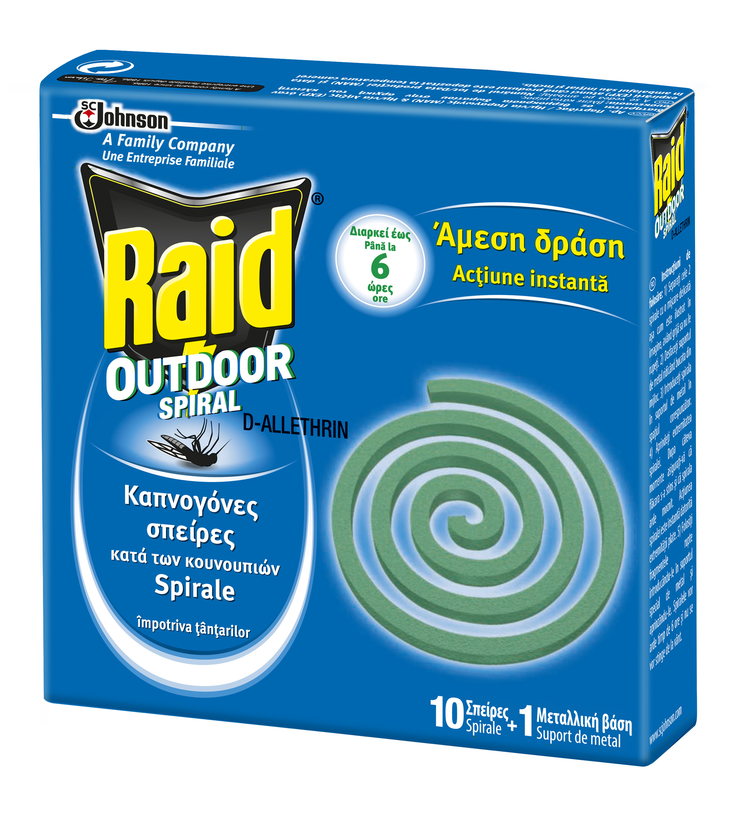 Raid Mc Coils Spiral 10'lu Paket