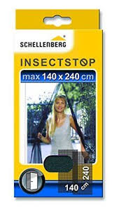 Schellenberg Sineklik Kapı 140X240Cm Gri