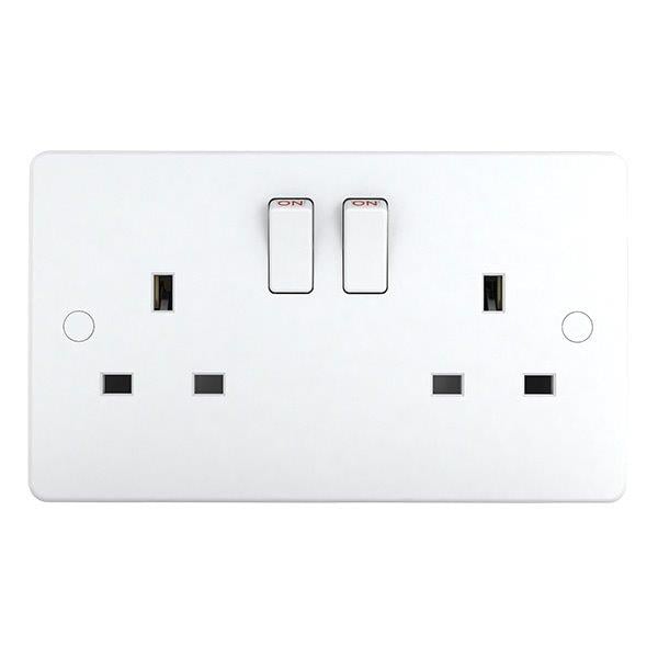Düz Soket 13Amp 2'li