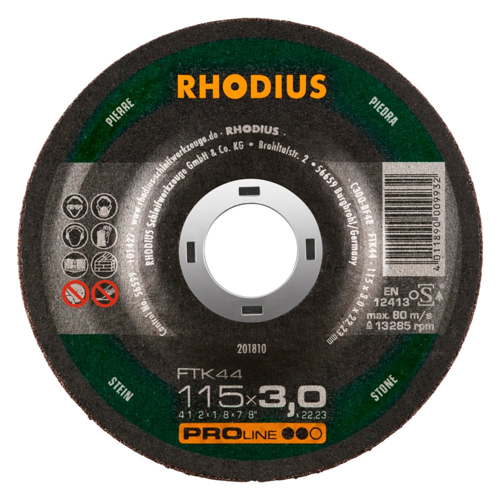 Rhodius Disc Ftk44 115X3Mm Taş Kesme Diski