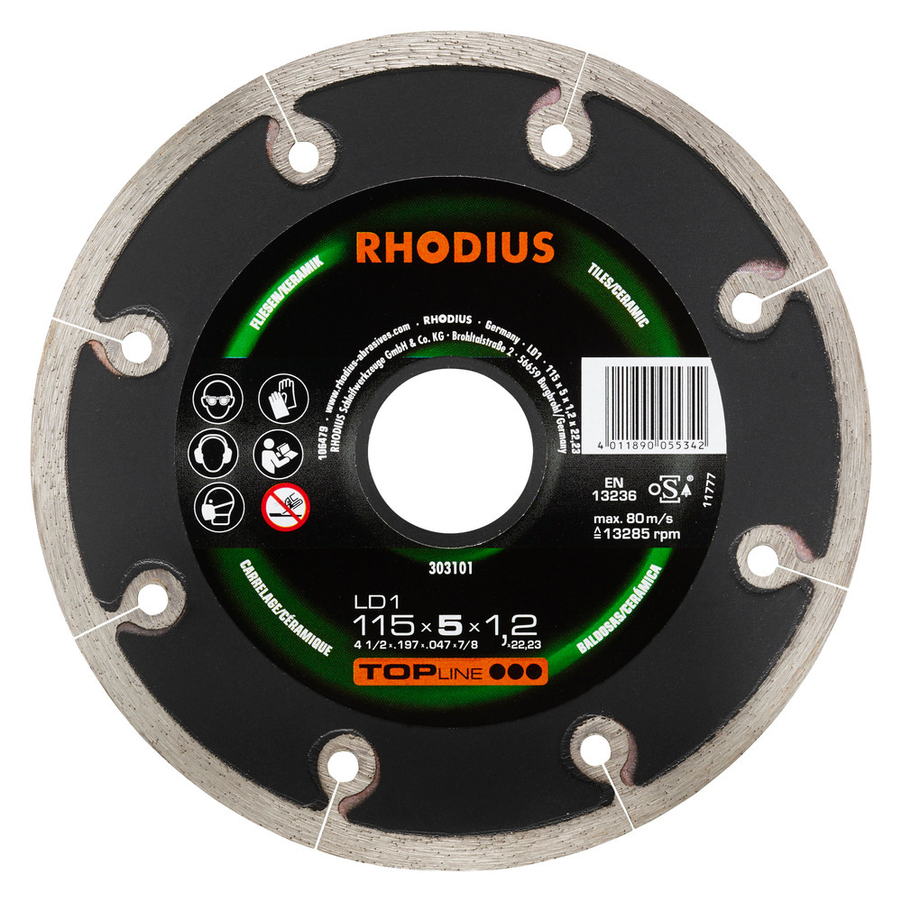 Rhodius Elmas Kesme Diski Ld1 115Mm