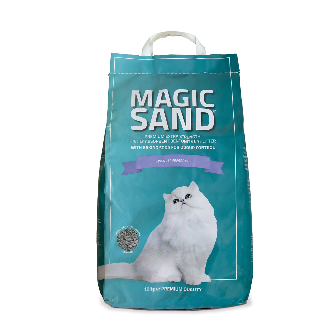 Magic Sand Açık Gri Lavanta Kokulu Kedi Kumu 5Kg