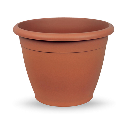 Veca Plastik Saksı Yuvarlak 30X22Cm Kiremit Rengi