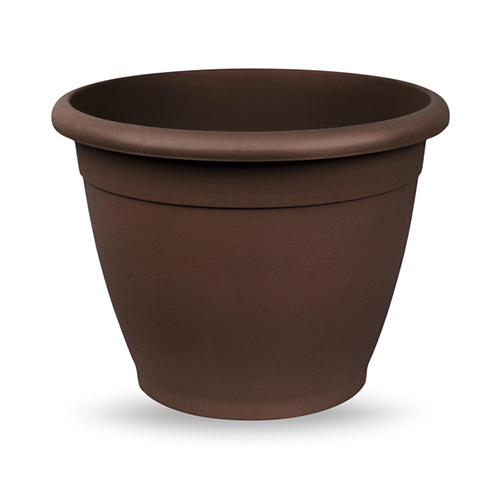 Veca Plastik Saksı Yuvarlak 30X22Cm Bronz
