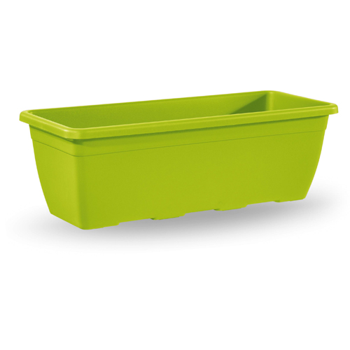 Veca Plastik Dikdörtgen Saksı 40X20X16Cm Yeşil
