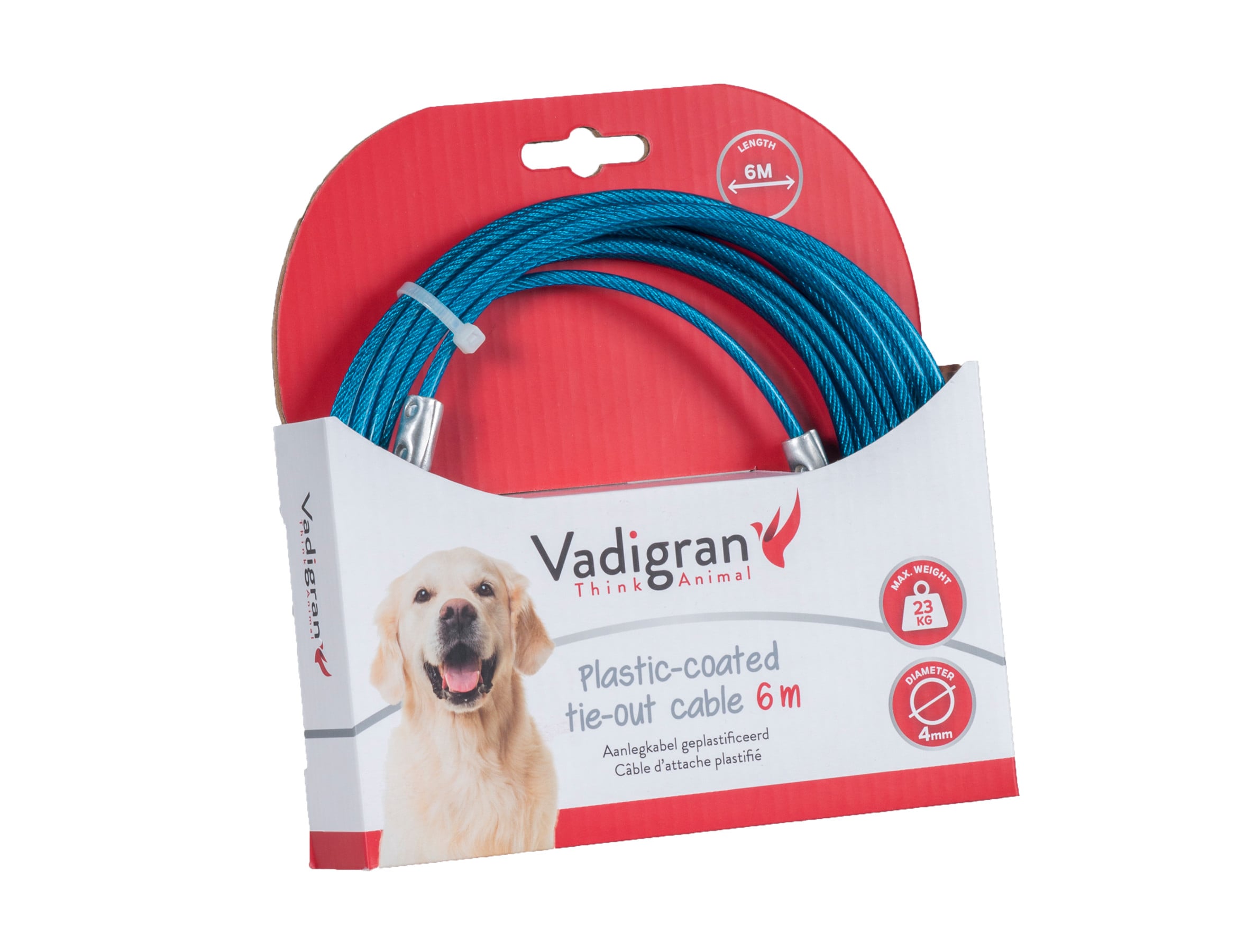 Vadigran Tie Out Cable Blue 6M