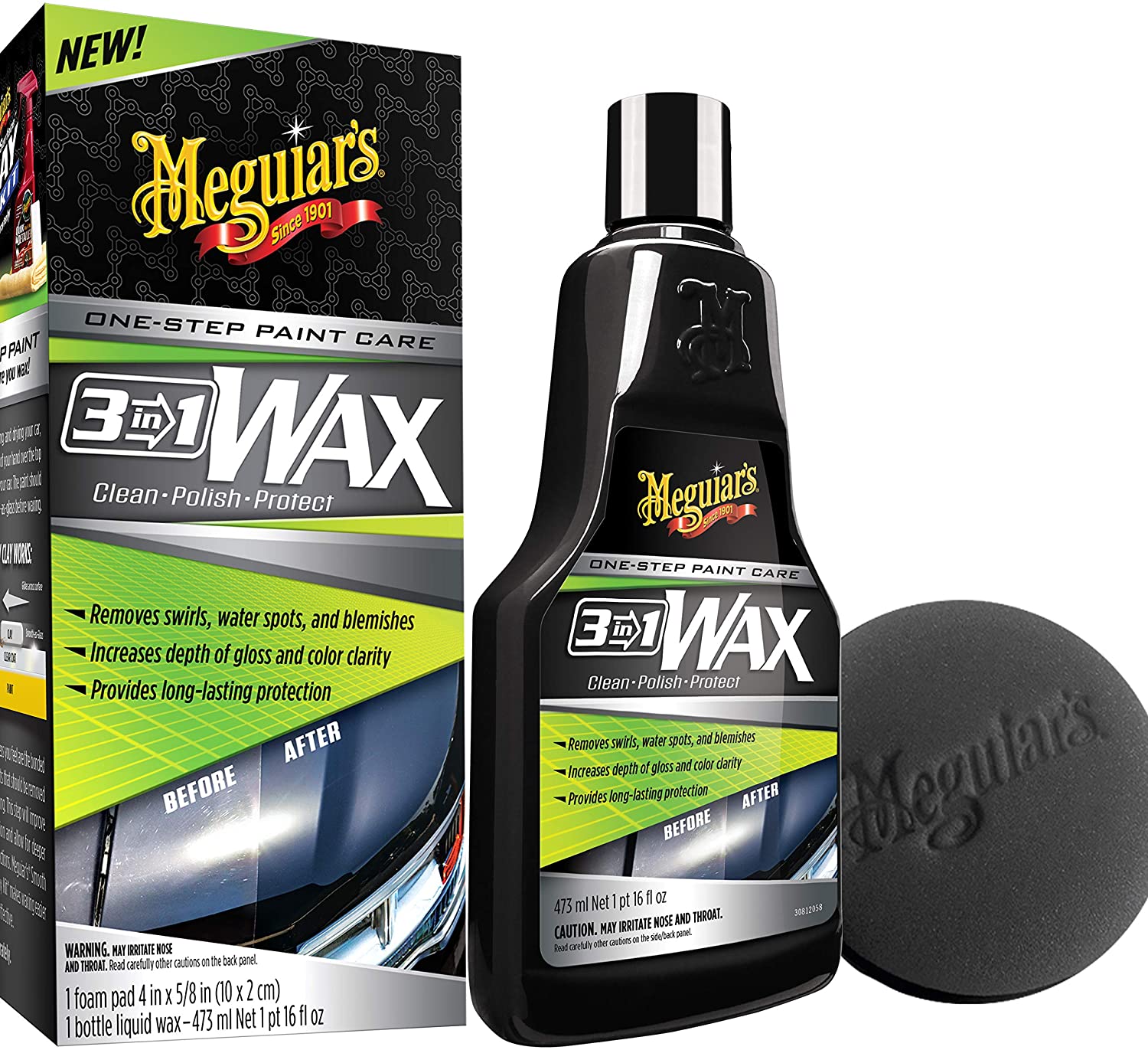 Meguiars G191016 3'ü 1 Arada Cila Seti 473Ml