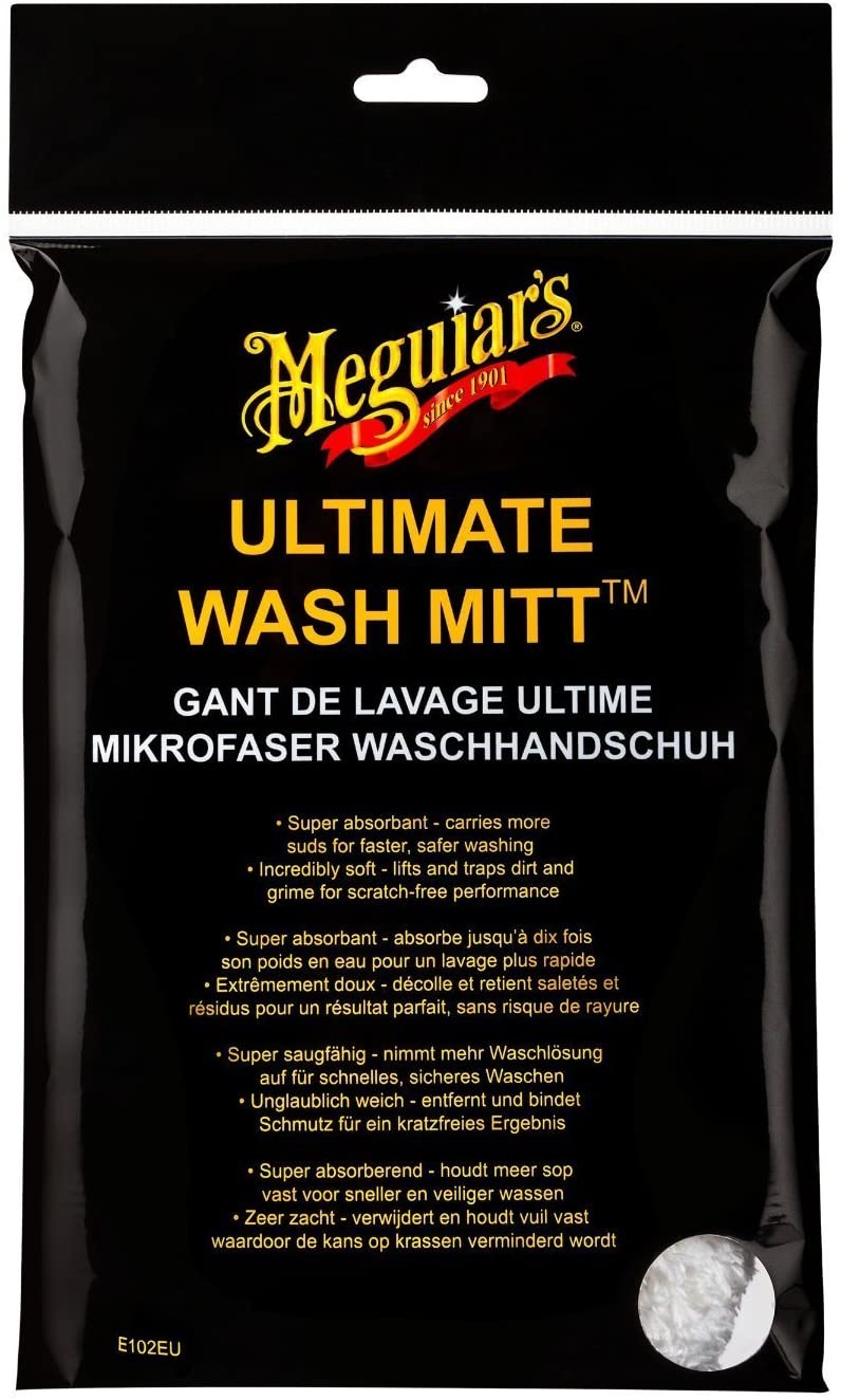 Meguiars E102Eu Mikrofiber Yıkama Eldiveni Çok Amaçlı 1 Adet