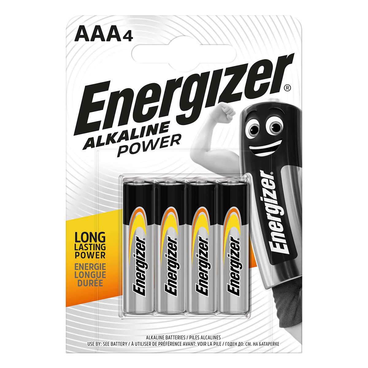 Energizer Alkaline Power AAA Piller 4'lü Paket