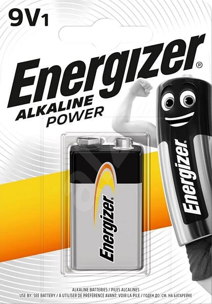 Energizer Alkaline Power 9V Pil