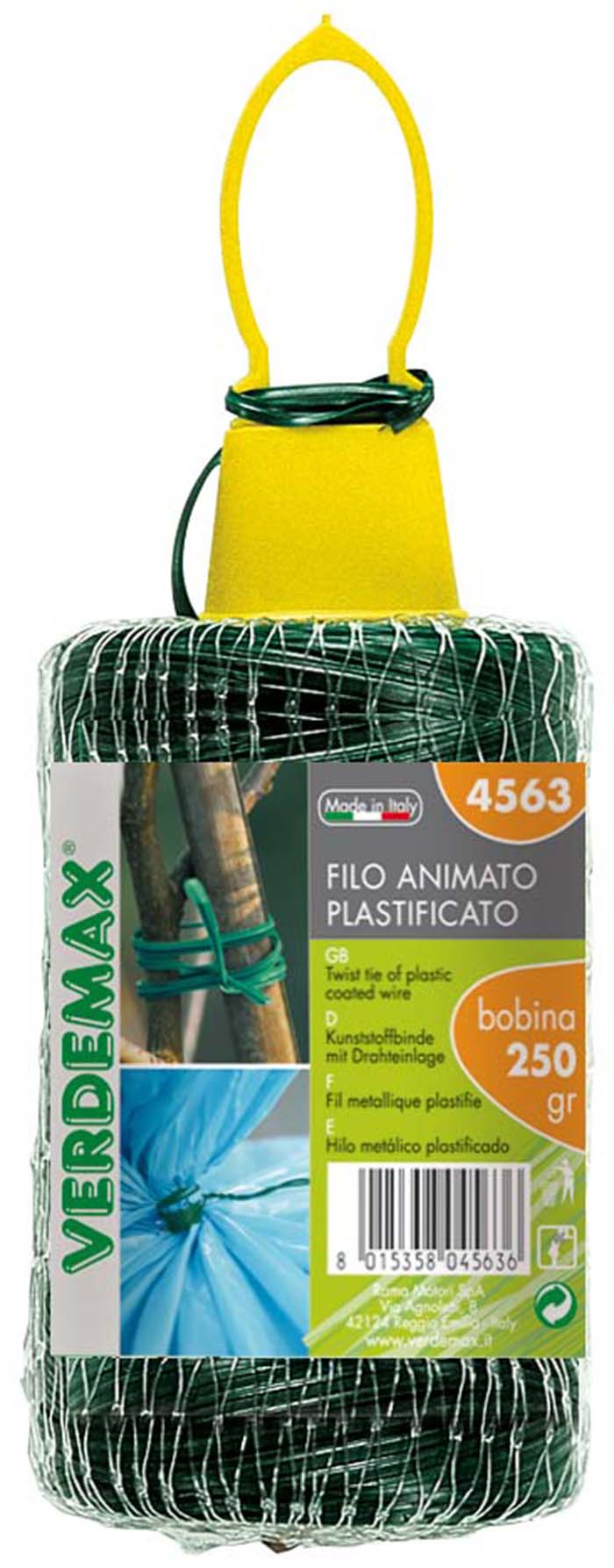 Verdemax Plastik Kaplı Tel 250Gr