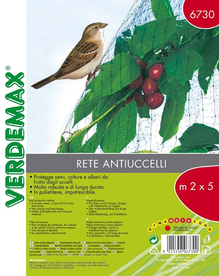 Verdemax Kuş Koruma Ağı 2X5M