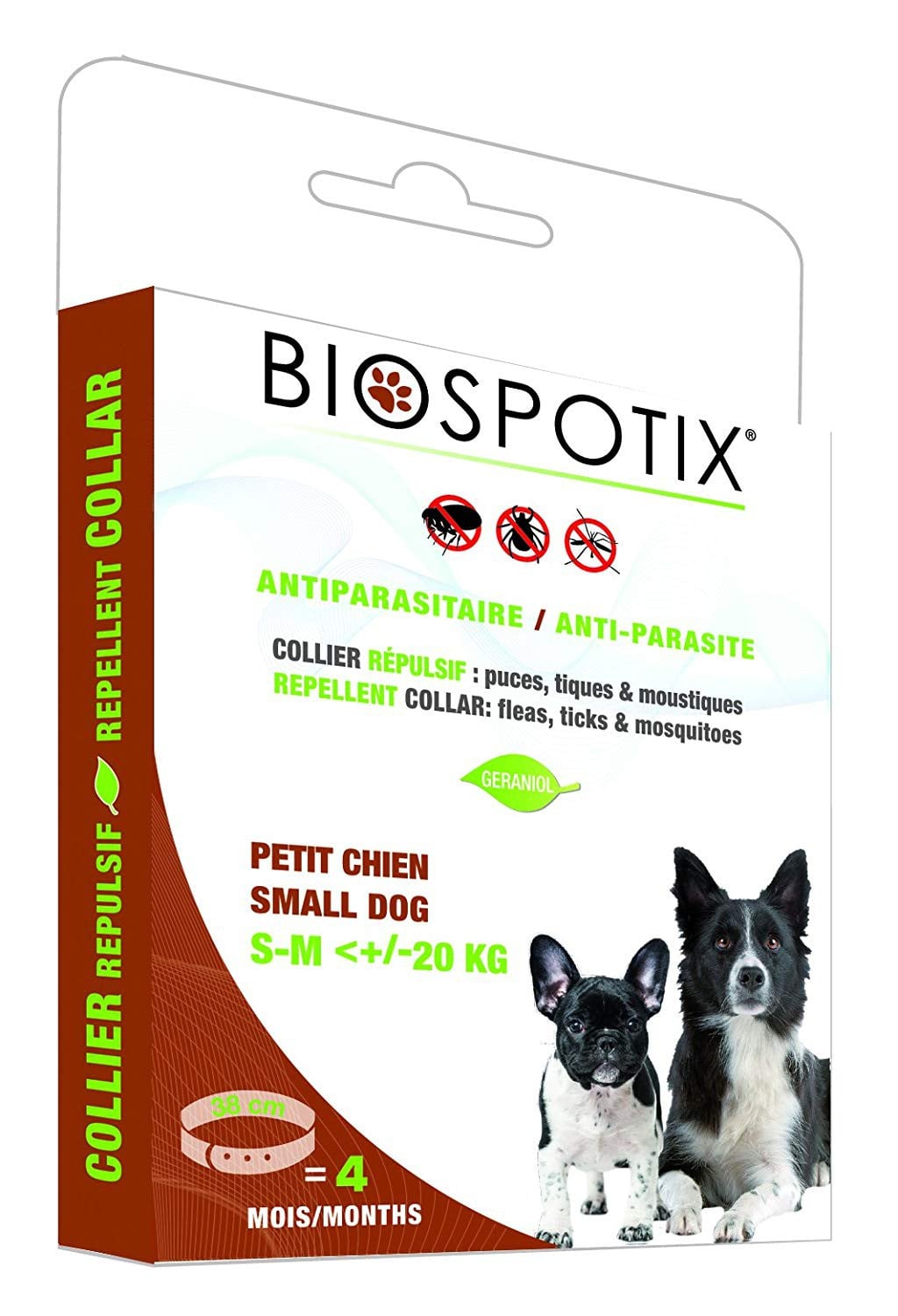 Biogance Biospotix Küçük ve Orta Boy Köpekler İçin Kovucu Tasma