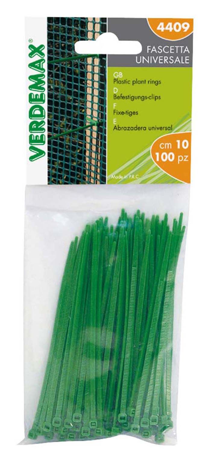 Verdemax Kablo Bağı 10Cm 100 Adet Yeşil