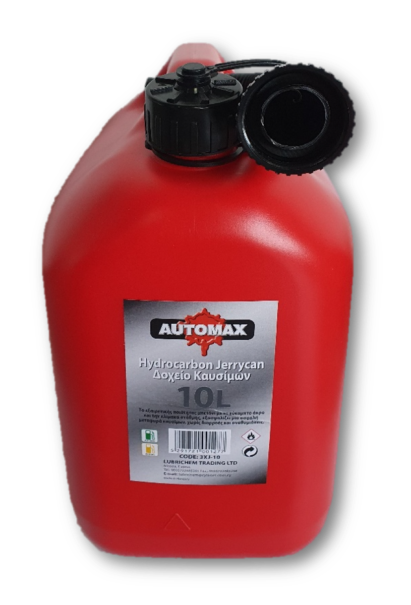 Automax Hidrokarbon Benzin Bidonu 10L