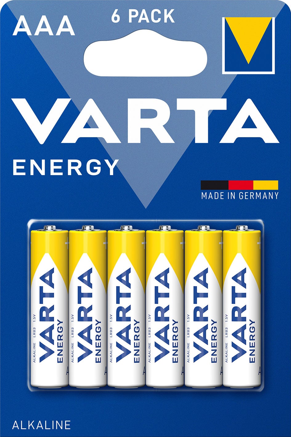 Varta Energy Alkalin Piller Aaa, Micro, Lr03, 1,5V, 6'lı Paket