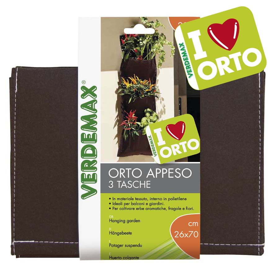 Verdemax Asılı Bahçe 26X70Cm 3 Cepli