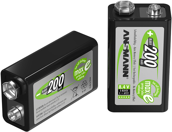 Ansmann E-Block 1'li Paket 9V 200Mah