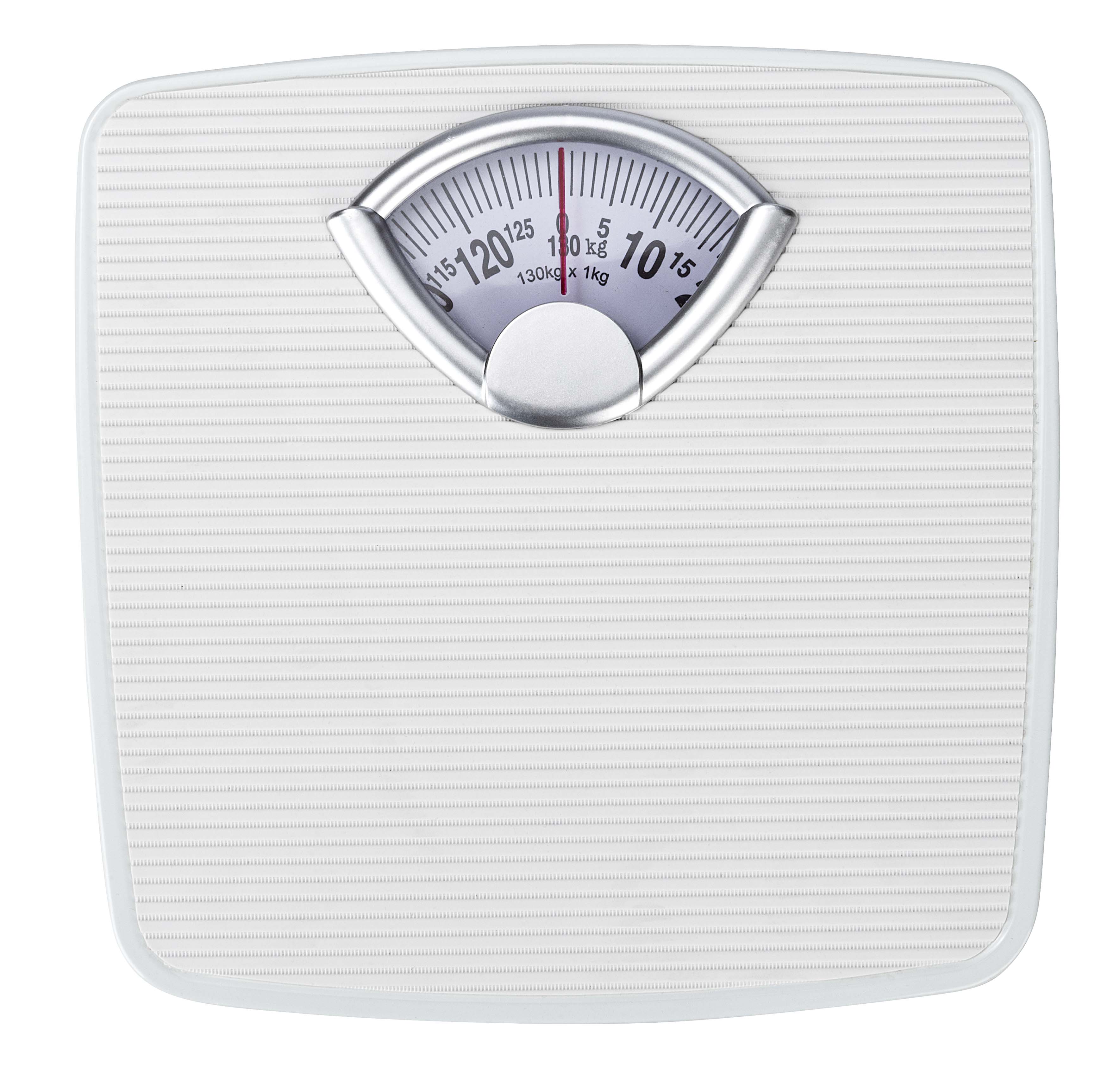 Wenko Analog Banyo Tartısı 27X26.5Cm Beyaz