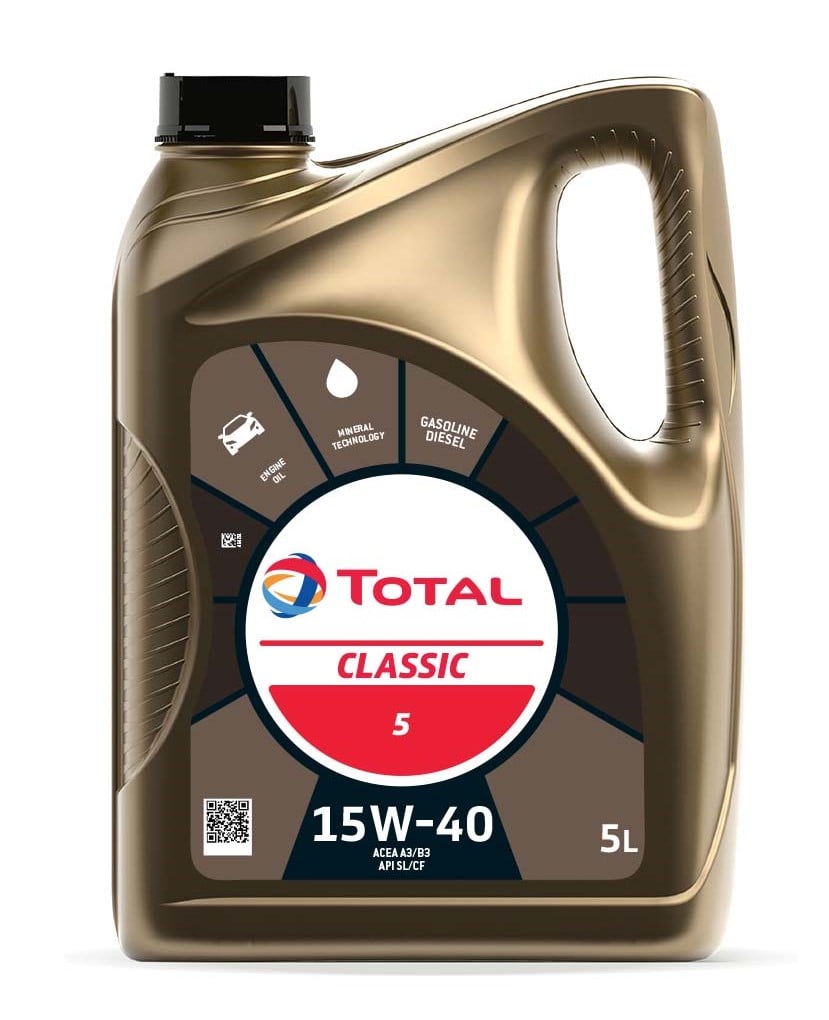 Total Classic Motor Yağı 15W40 5L