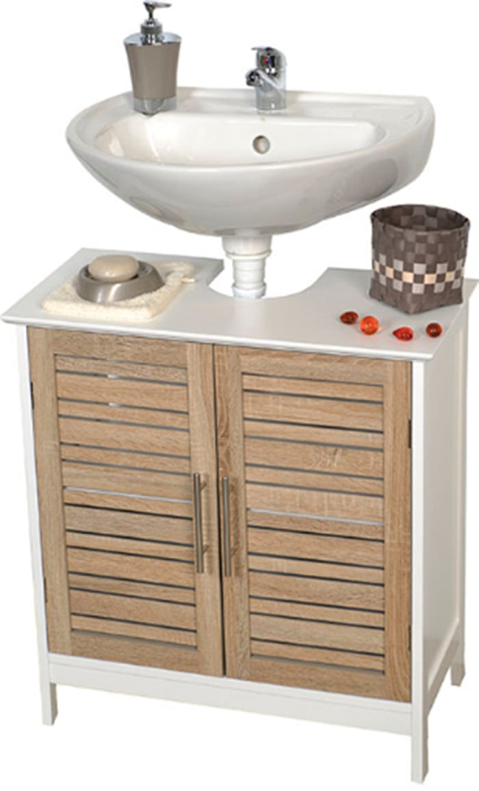 2 Kapılı/1 Raflı Mdf Banyo Dolabı Stockholm