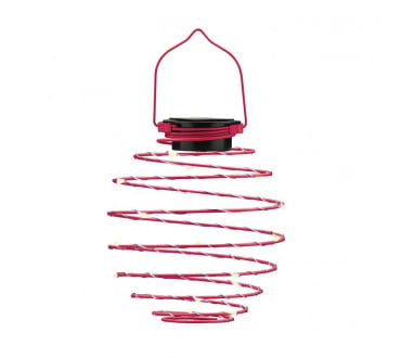 Ezsolar Spiral Işık 22,5Cm 35Led Kırmızı