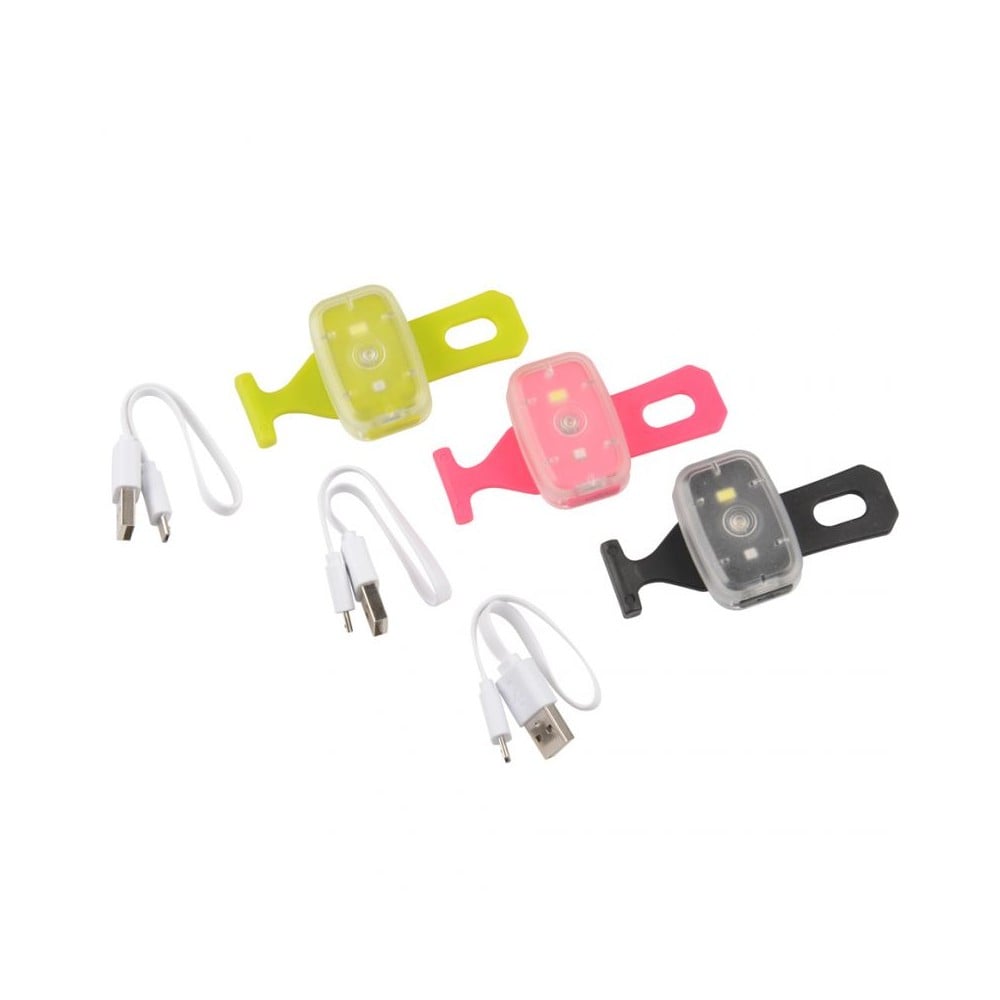 Bicycle Gear Ön/Arka Bisiklet Işığı USB Şarjlı 3 Farklı Renk