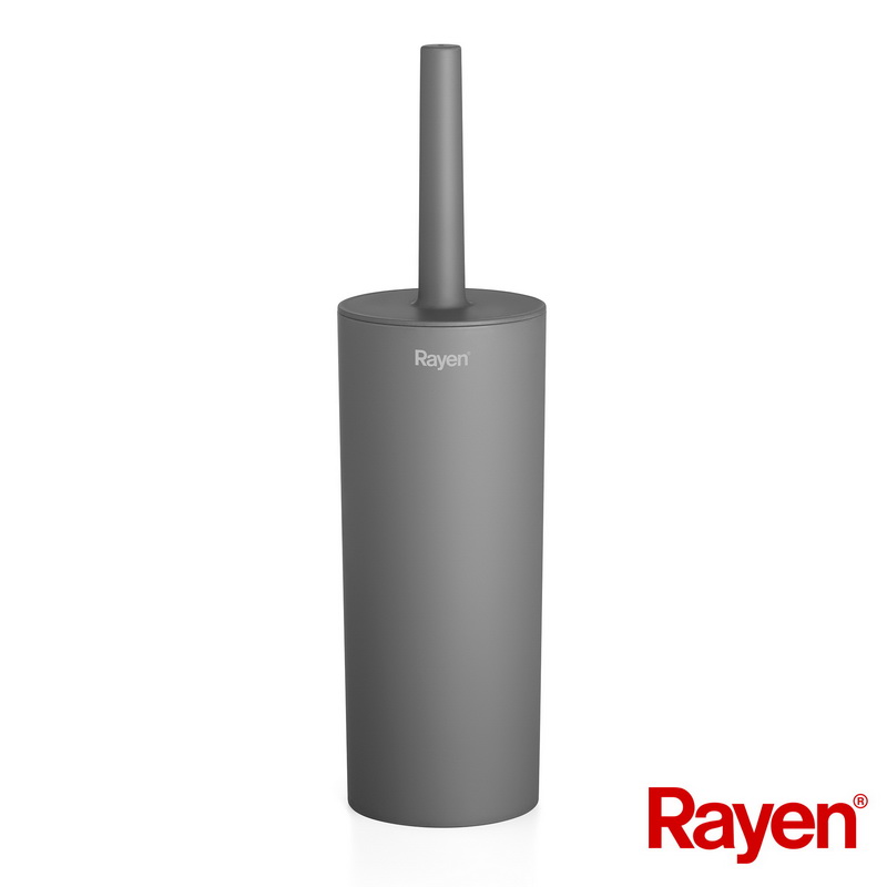 Rayen Kapaklı Tuvalet Fırçası 37Cm Gri