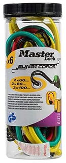 Master Lock Lastik Bağlama Askısı 6'lı Set