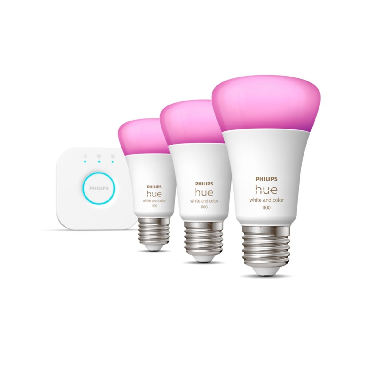 Philips Hue White Color Ambiance 9W A60 E27 3'lü Set (75W)