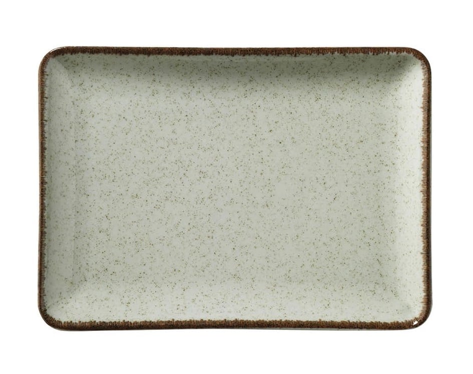 Mood Dikdörtgen Servis Tabağı 30X22Cm Yeşil