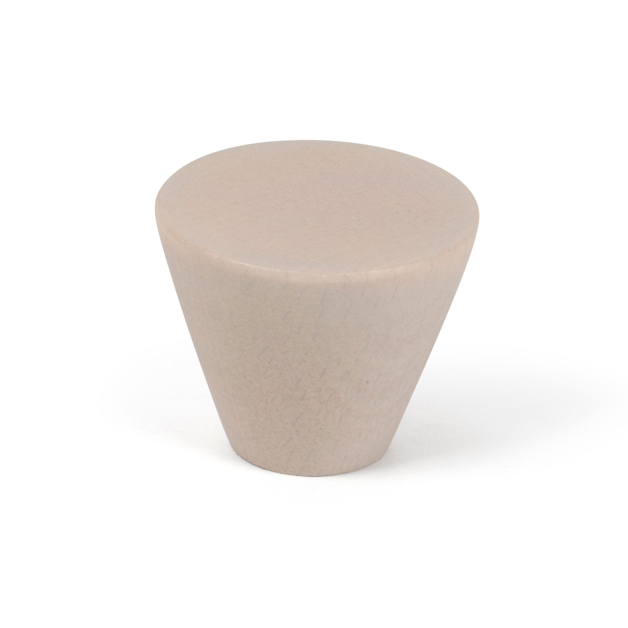 Konik Knob 40Mm Kayın Beyaz