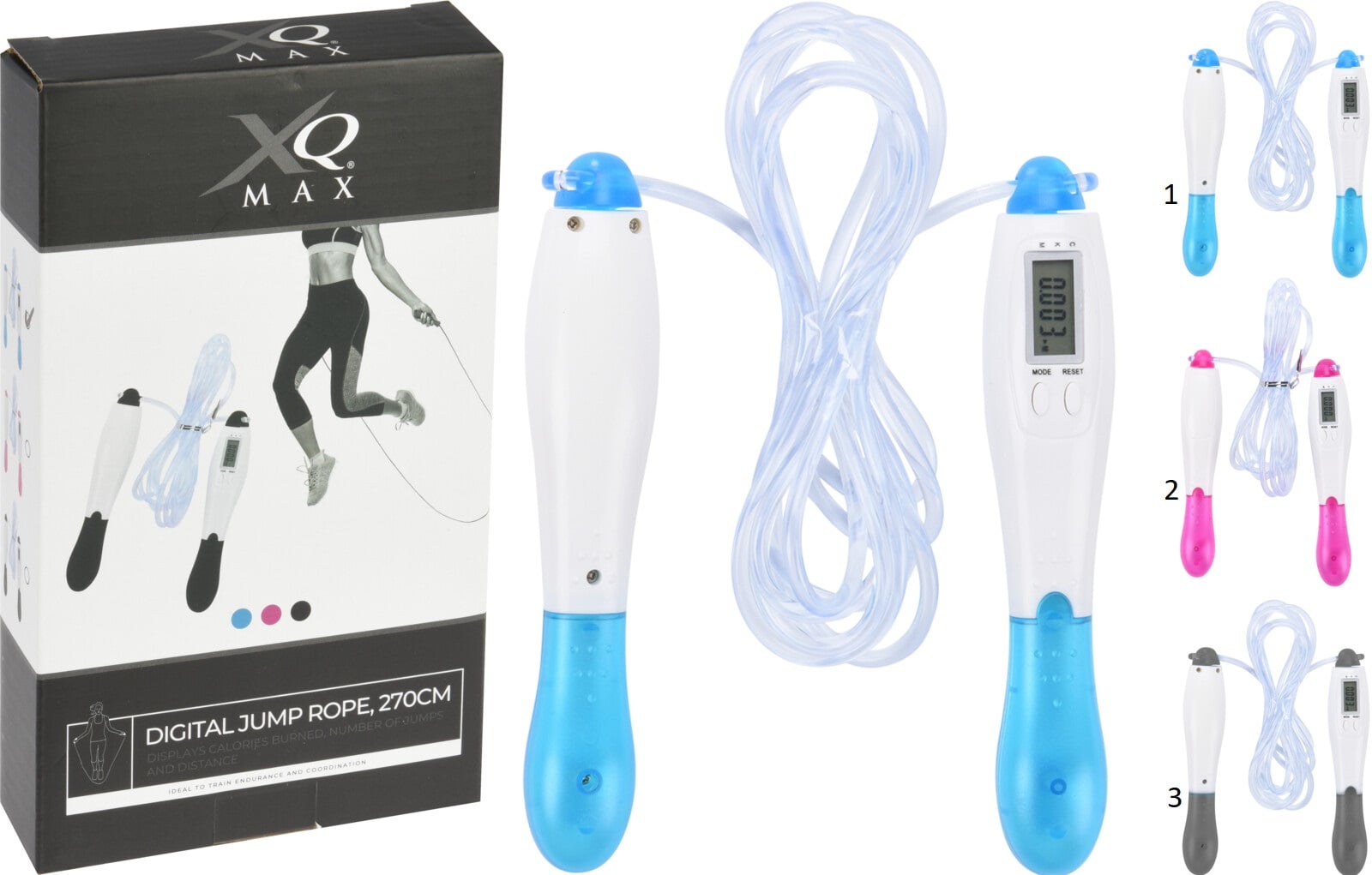 Xqmax Atlama İpi Elektronik 3 Farklı Renk