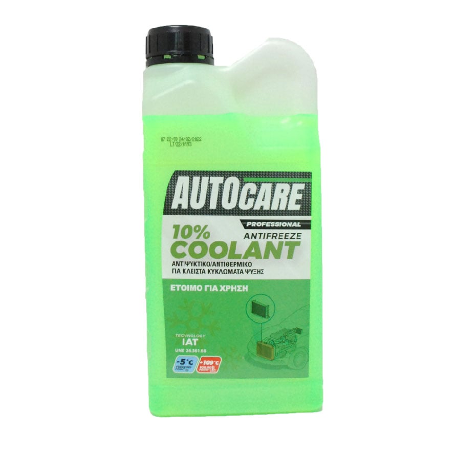 Autocare Soğutma Suyu Antifriz 10% Yeşil 1L