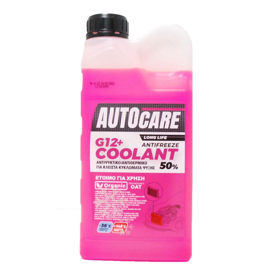 Autocare Soğutma Sıvısı Antifriz G12+ 1L