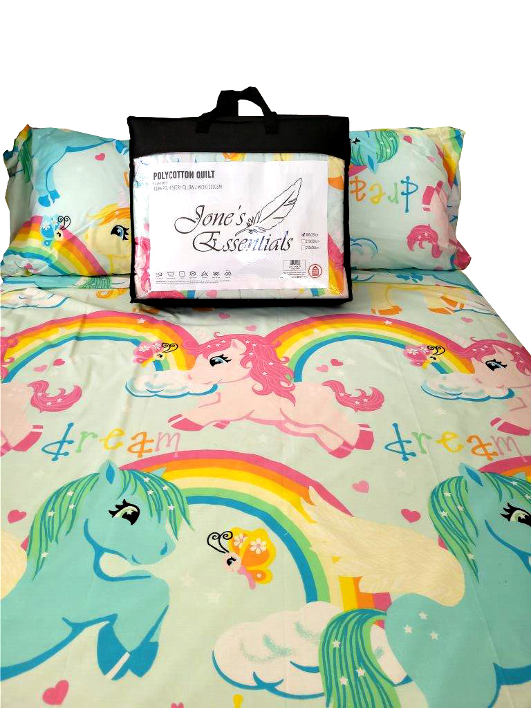 Jones Essentials Quilt 180X230Cm Unicorn