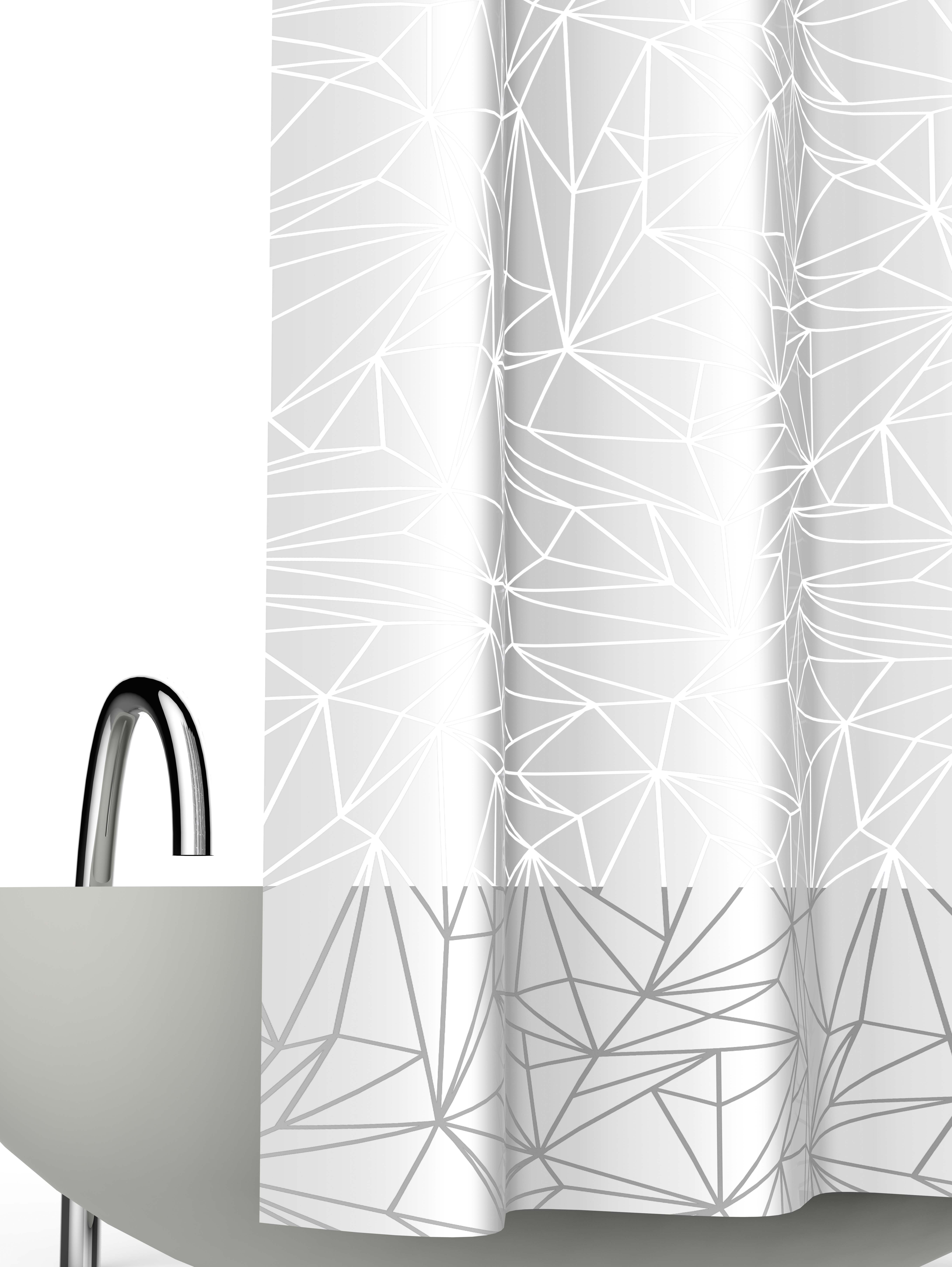 Bacchetta Banyo Duş Perdesi Celest 180X200Cm