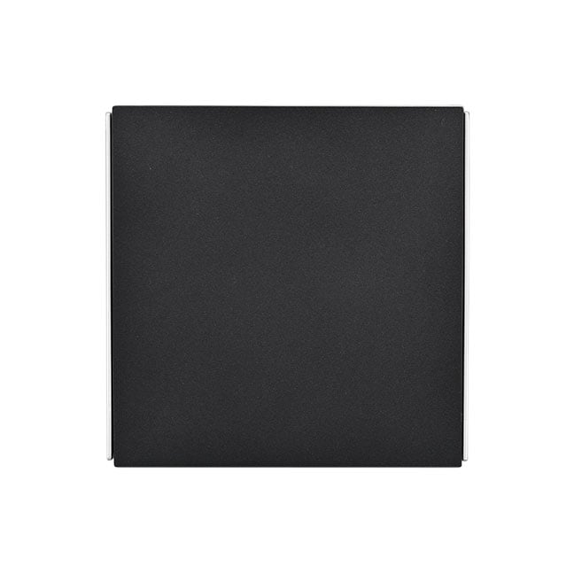 Powerlink Accessories 1-Gang Tek Plakalı Boş Kapak Siyah Mat
