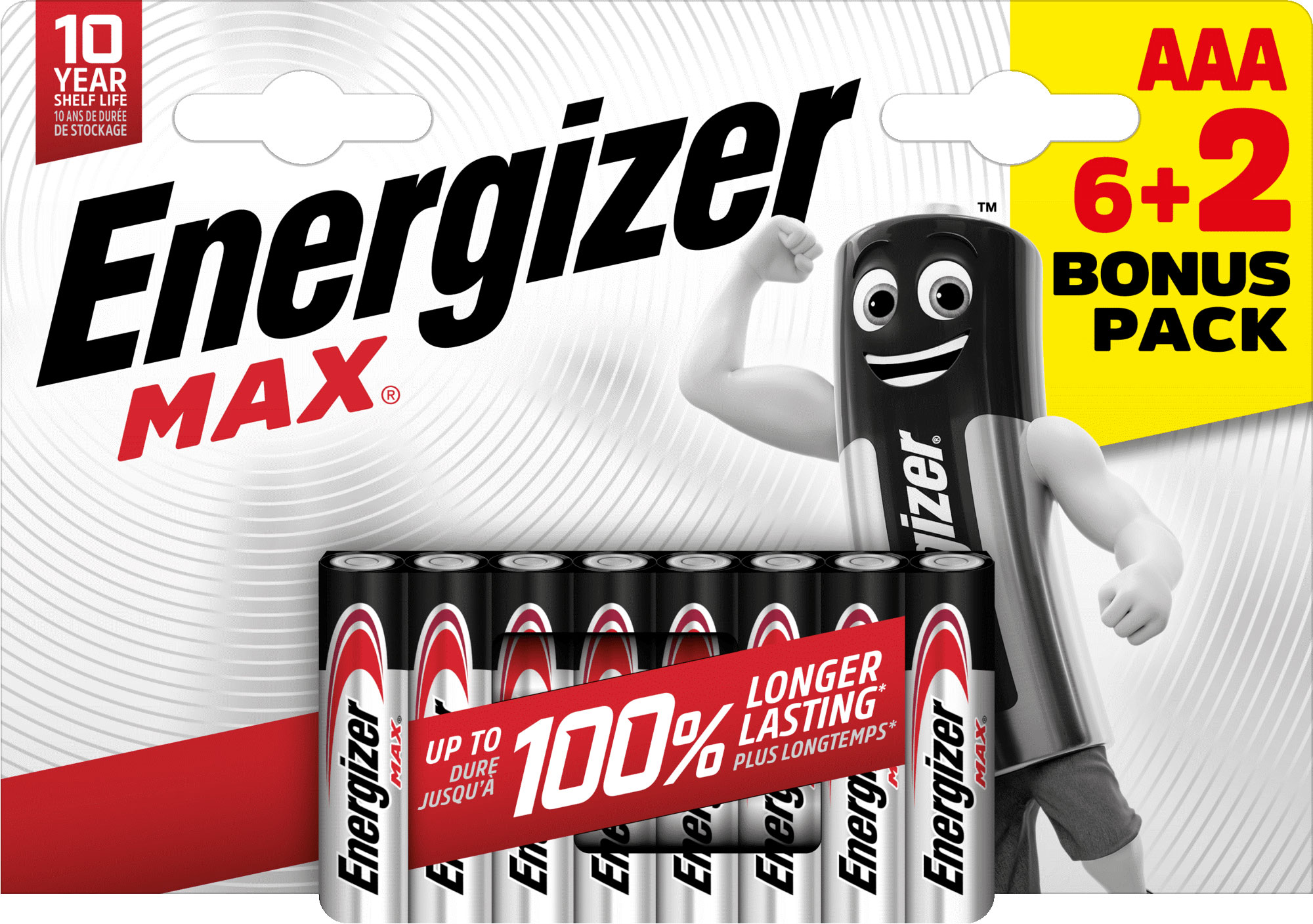 Energizer Batteries Max Aaa (8Pcs) 6+2 Ücretsiz