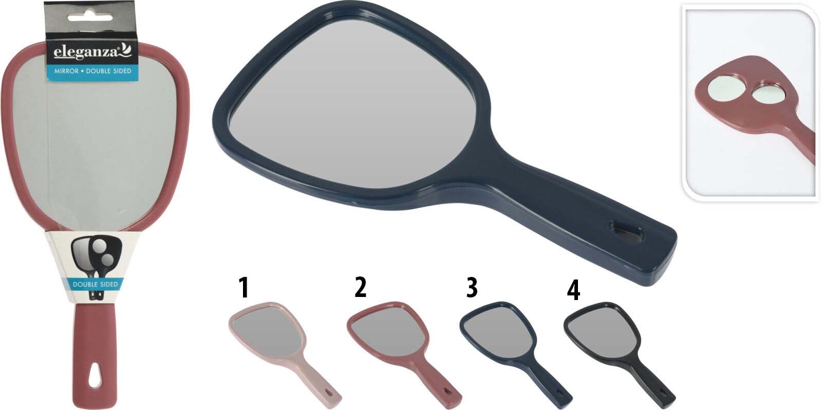 Saplı Makyaj Aynası 4 Assorted Renkler
