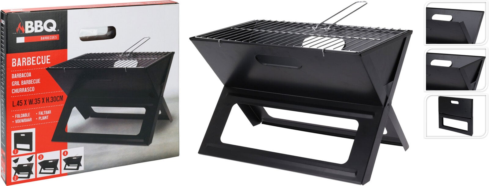 Bbq Katlanabilir X Şekilli 450X25X450Mm