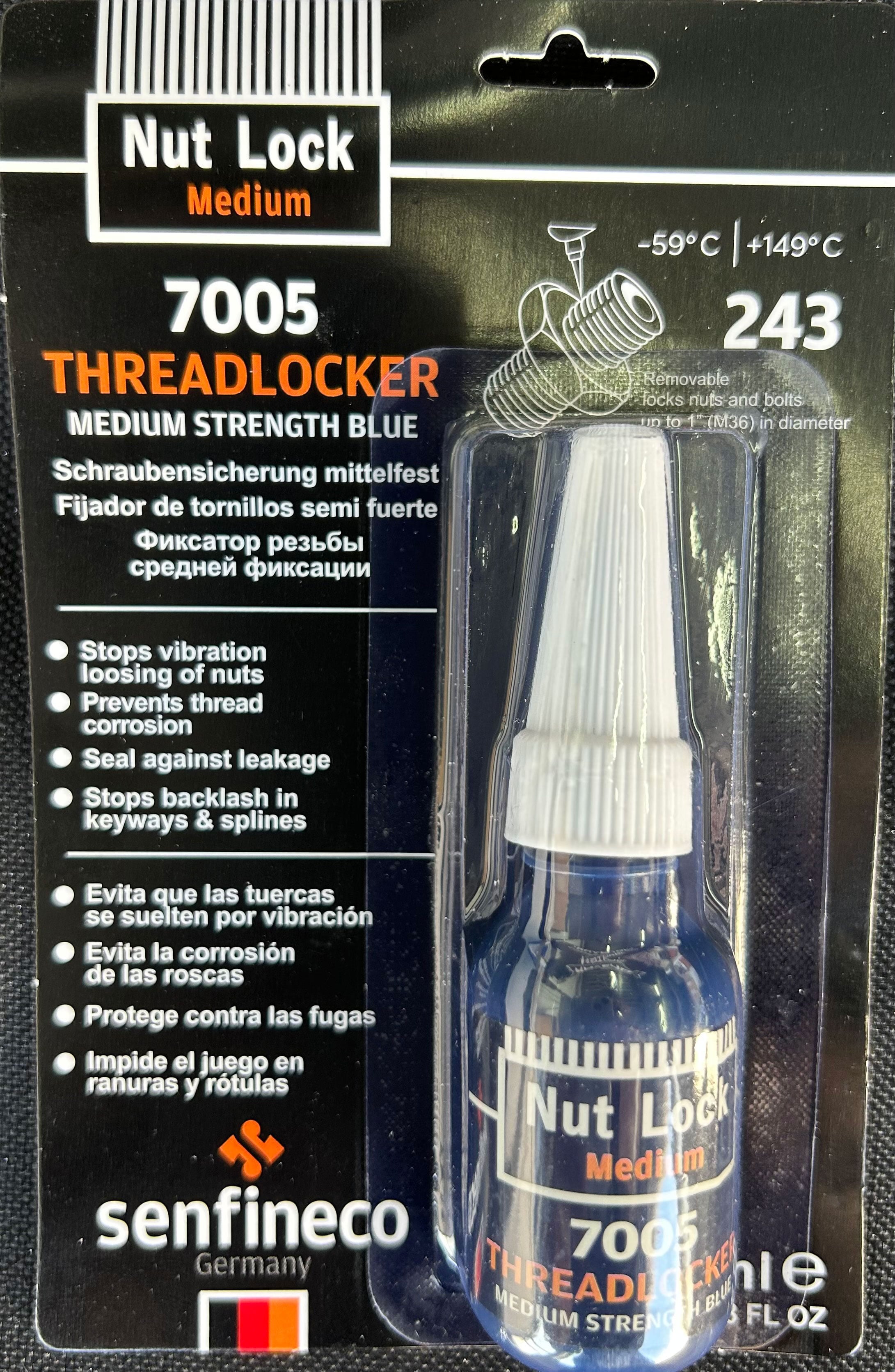 Senfineco Threadlocker Orta Kuvvet Mavi (7005) 10Ml