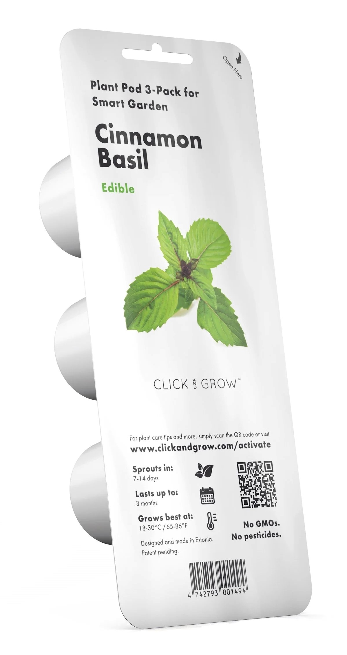 Click & Grow Sgr71X3 Tarçın Fesleğeni 3'lü Paket