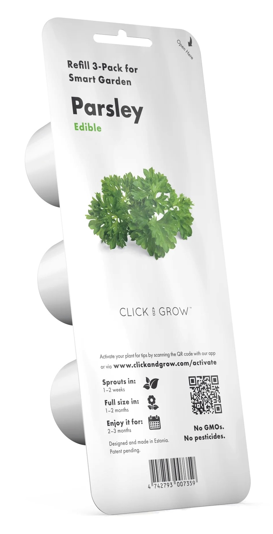 Click & Grow Sgr13X3 Kıvırcık Maydanoz Bitki Kapsülü 3'lü