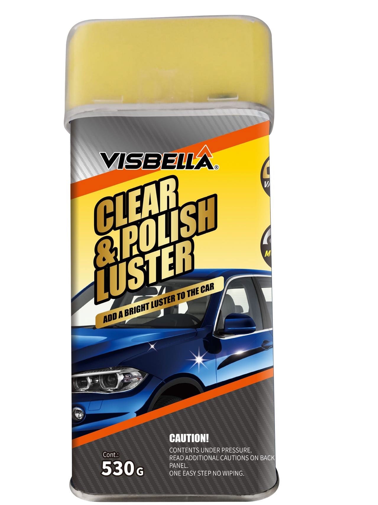 Visbella Clear & Polish Luster Profesyonel Süngerli Parlatıcı 530Ml